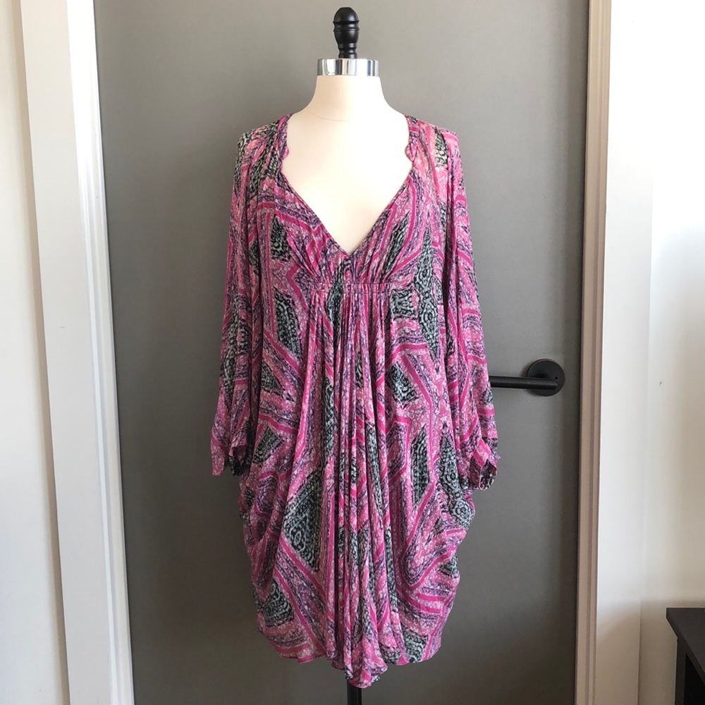 Pink DVF caftan